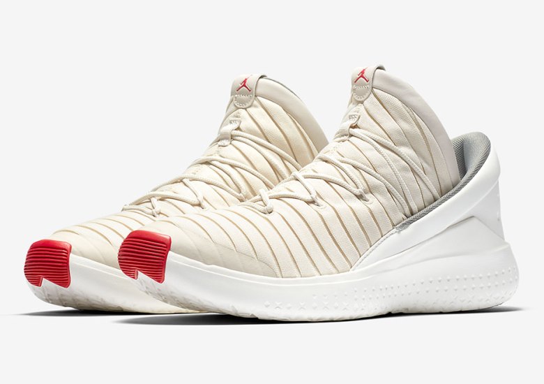 The Jordan Flight Luxe Appears In Sail And Red