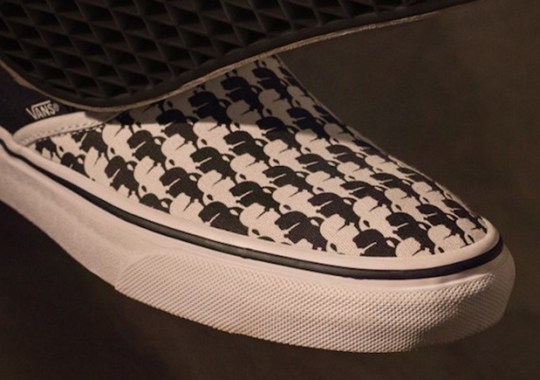 Karl Lagerfeld Replaces The Vans Slip-On’s Iconic Checkerboard Pattern With His Face