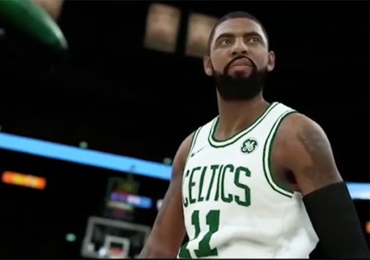NBA 2k18 Will Release Updated Cover Of Kyrie Irving In A Celtics