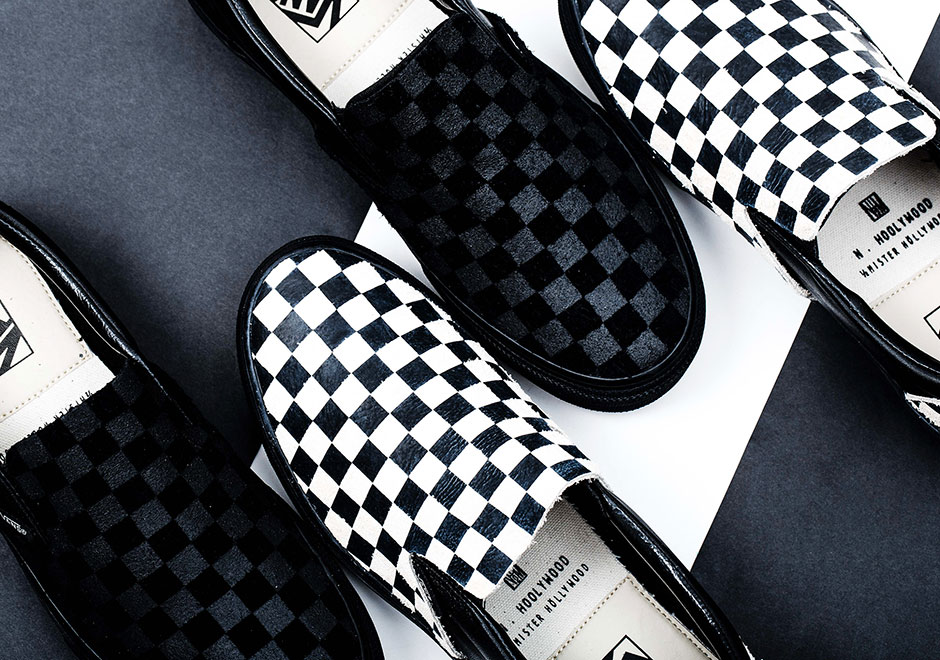 N Hoolywood Vans Slip On Checkerboard 6