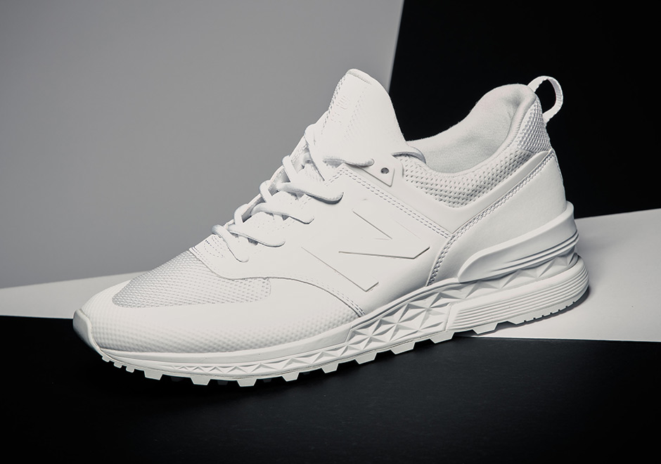 new balance 574 sport all white