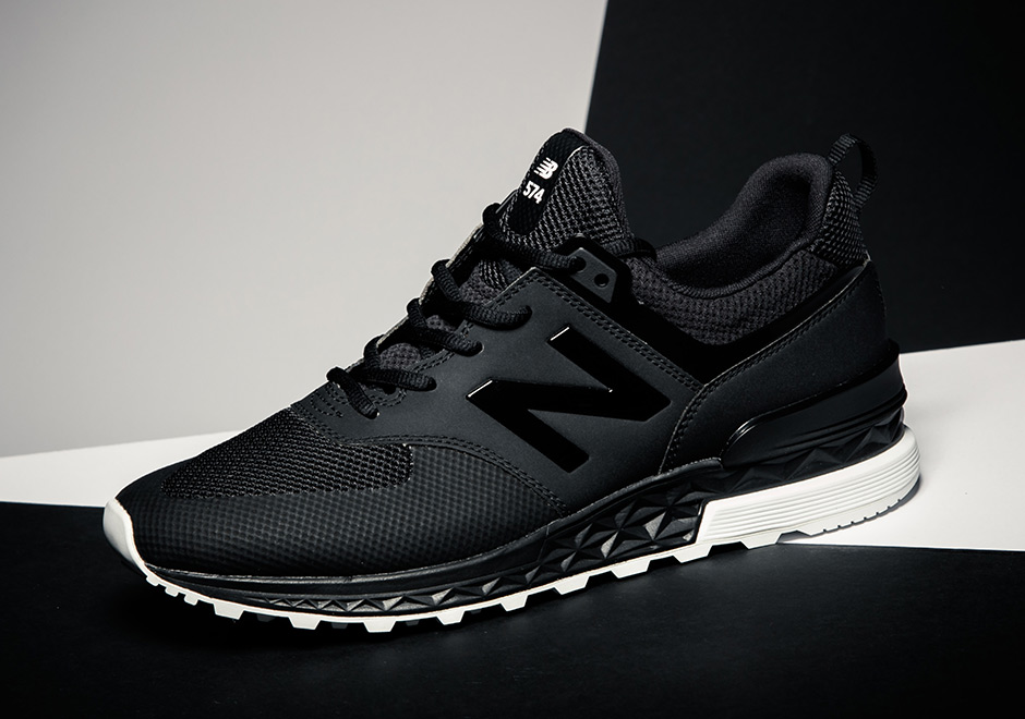 new balance 574 sport black grey