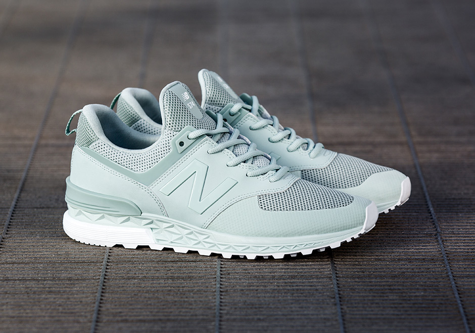 new balance 574 mint green