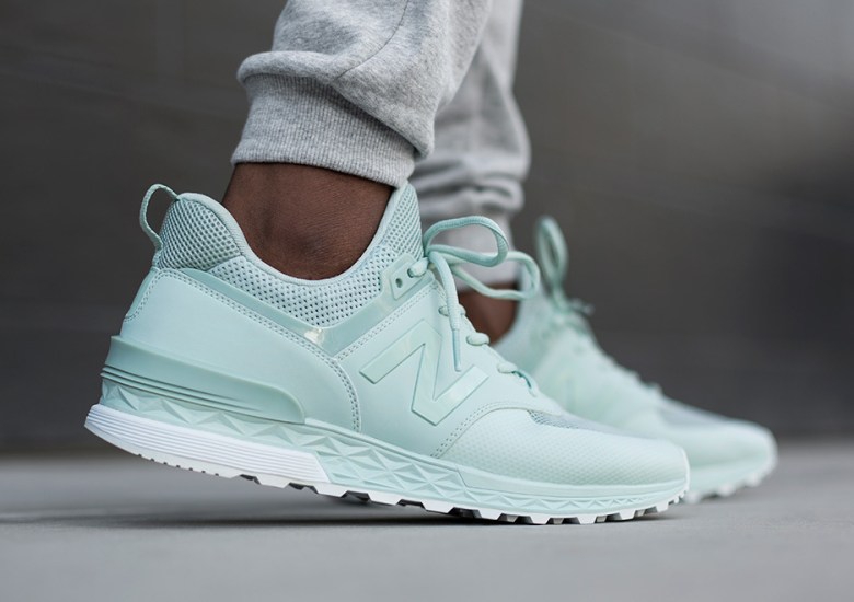New Balance Adds Mint And Burgundy To The 574 Sport Palette
