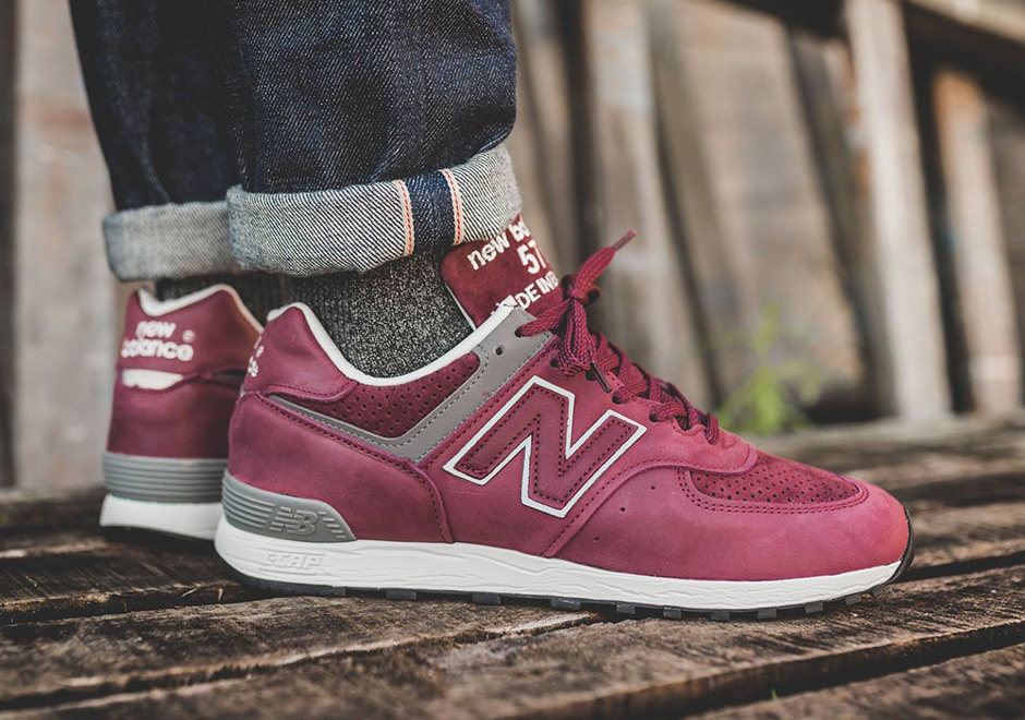 new balance 576 red leather