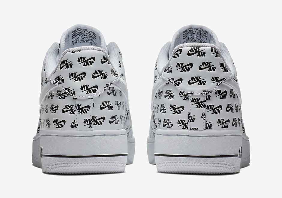 nike air force 1 with logo all over
