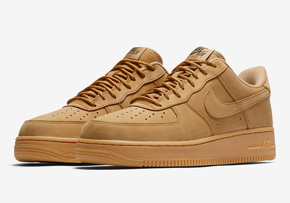 nike air force 1 flax wheat