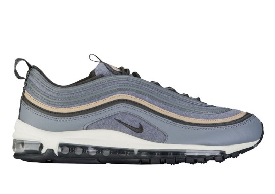 The Nike Air Max 97 Premium “Deep Pewter” Features Wool Uppers