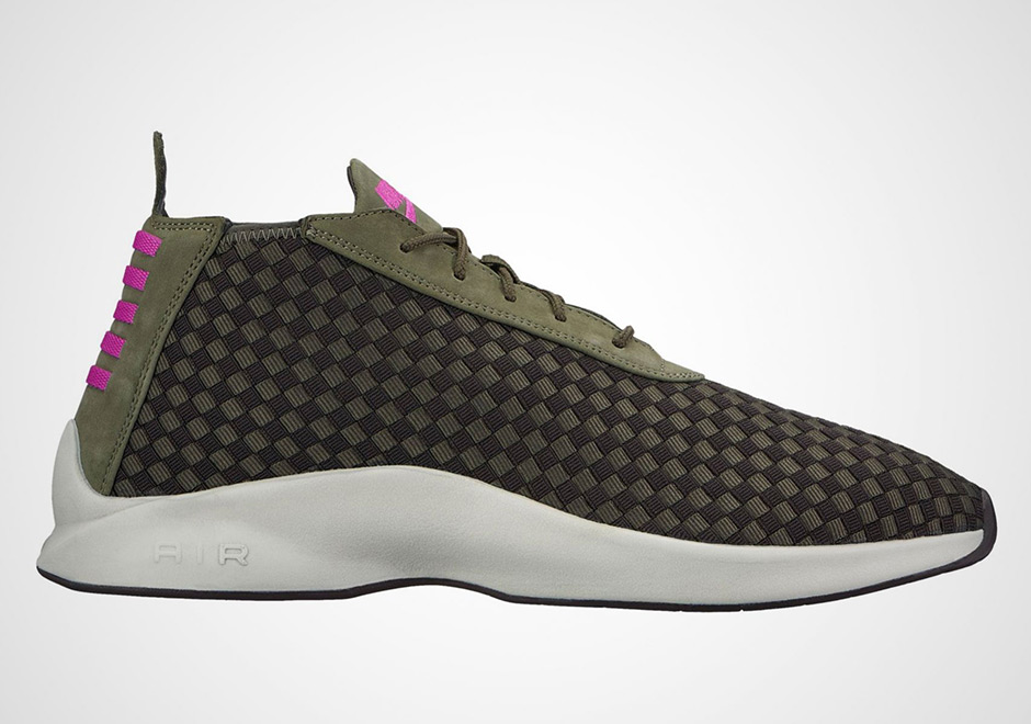 Nike Air Woven Boot Olive Black Pink 924463 300
