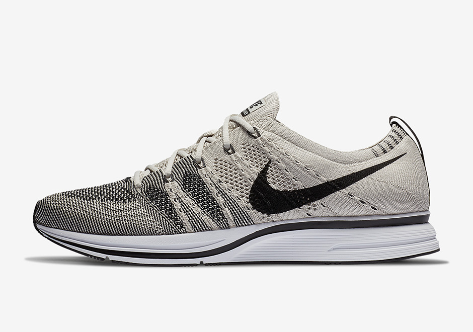 nike flyknit black and grey