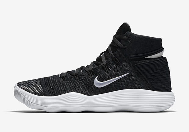 Nike Hyperdunk 2017 Flyknit Black Metallic Silver Rtw