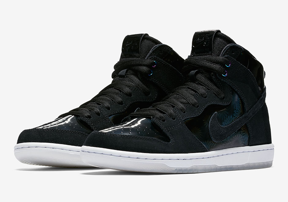 Nike SB Dunk High Black Iridescent 854851-001 | SneakerNews.com