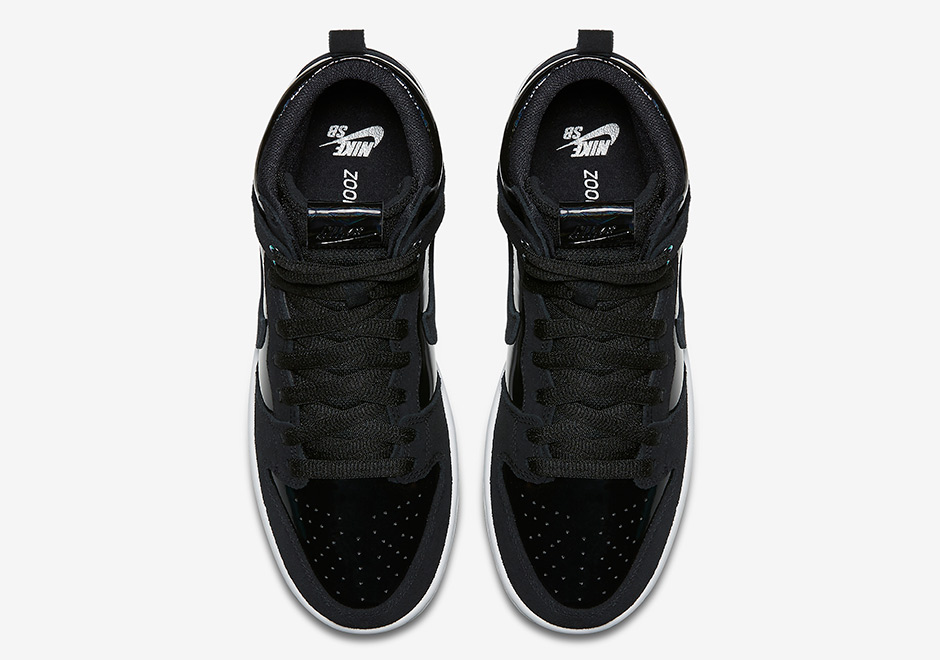 Nike SB Dunk High Black Iridescent 854851-001 | SneakerNews.com