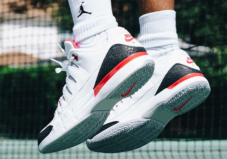The Nike Zoom Vapor Tour AJ3 "Fire Red" Releases In Europe On September 10th