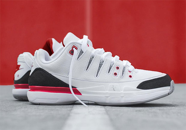 Nike Zoom Vapor Tour AJ3 "Fire Red" Releases Tomorrow At KITH