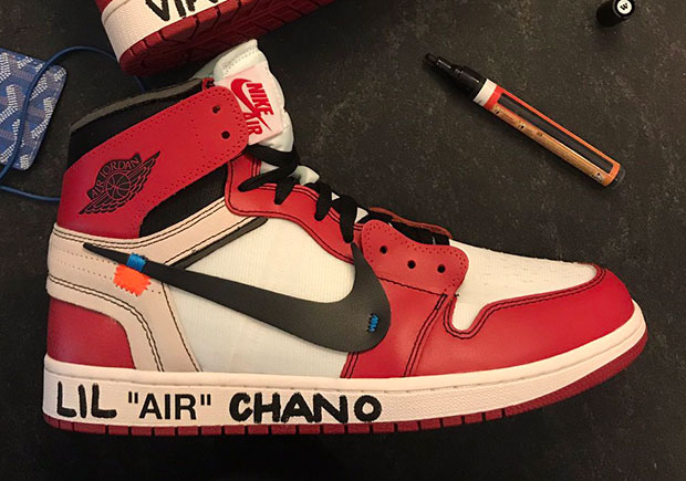 Chance The Rapper Gets Customized OFF WHITE x Air Jordan 1 From Virgil