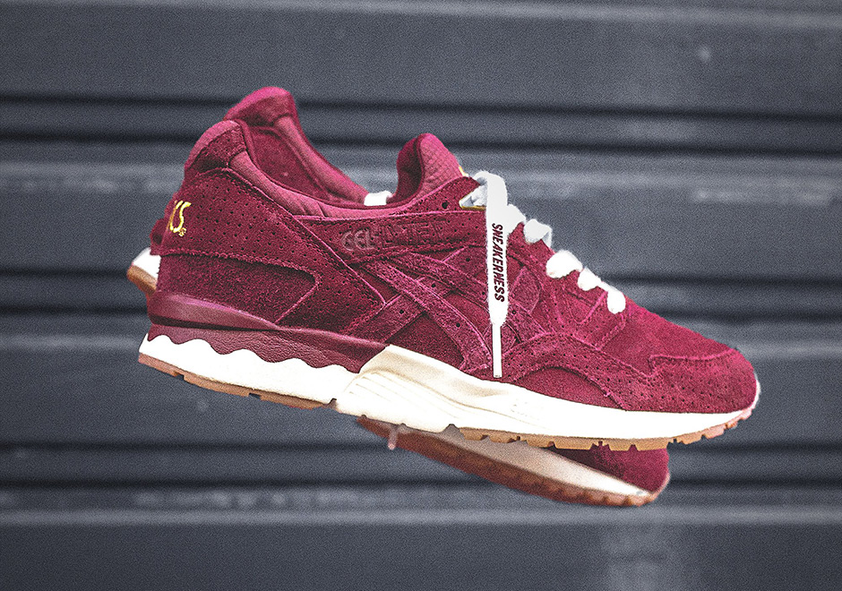 asics gel lyte maroon