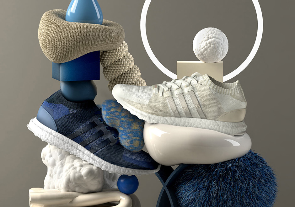 Sneakersnstuff Pays Homage To Primeknit And BOOST With adidas EQT "Materials" Pack