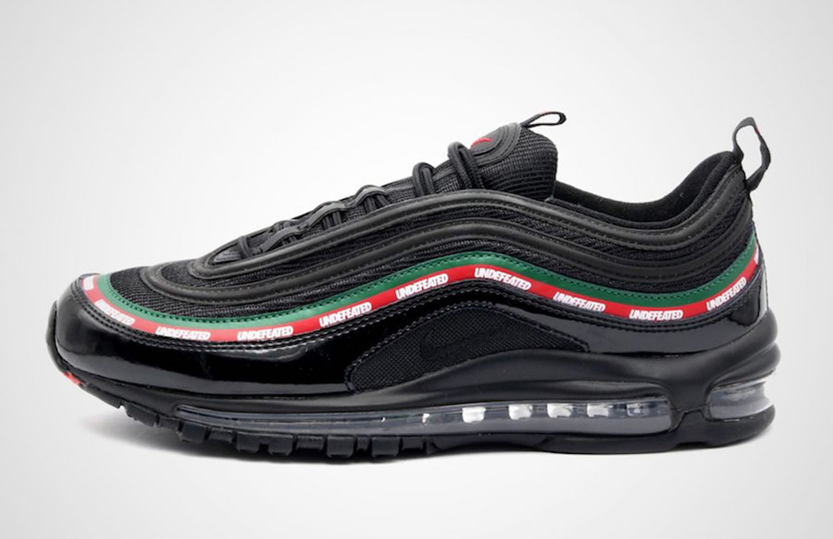 white red and green air max 97