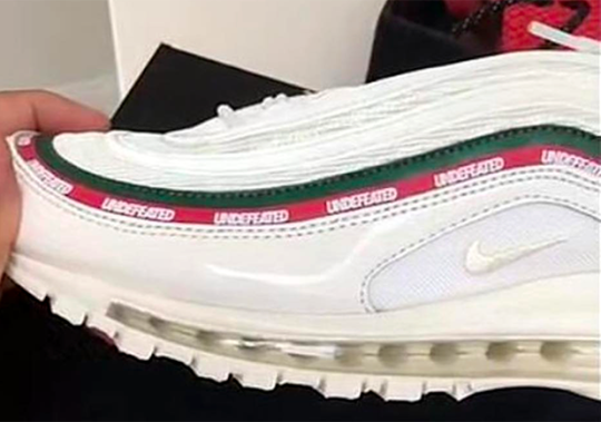 DJ Khaled Previews White Colorway Of The Undefeated x Nike Air Max 97