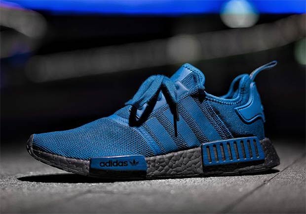 adidas NMD R1 Blue Mesh Black BOOST SneakerNews