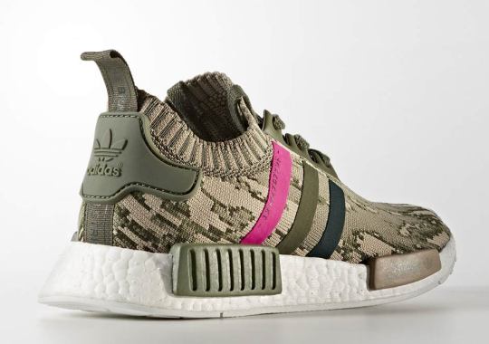adidas NMD R1 Primeknit With Camo And Pink Hits Releasing In October