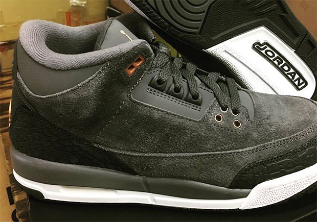 A Kids Exclusive Air Jordan 3 “Anthracite Suede” Is Coming Soon