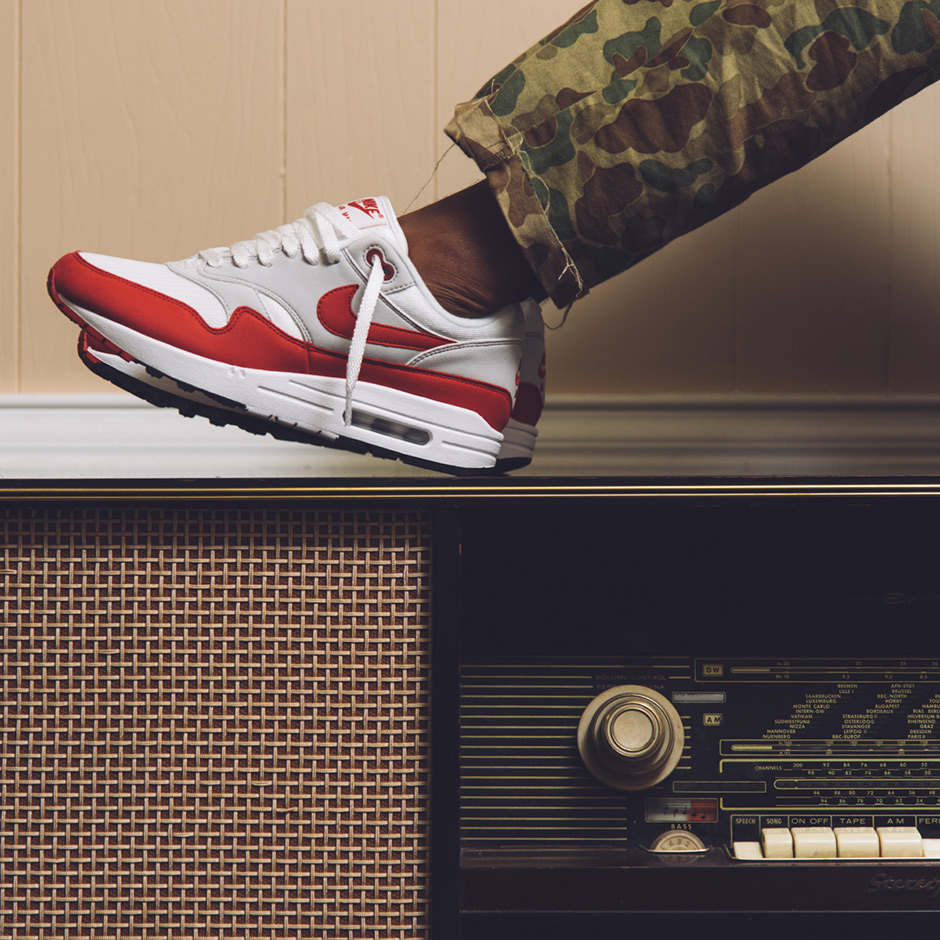 air max 1 og university red