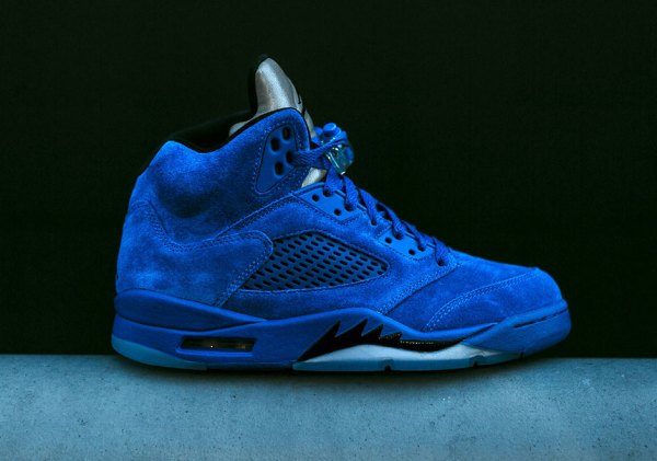 Air Jordan 5 Blue Suede Release Info + Detailed Photos | SneakerNews.com