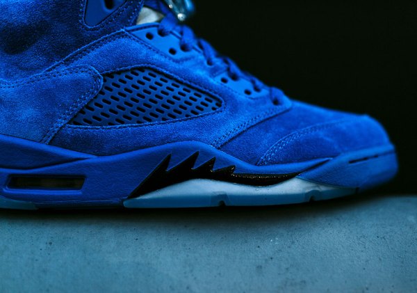 Air Jordan 5 Blue Suede Release Info + Detailed Photos | SneakerNews.com