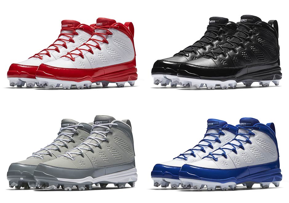 jordan 9 football cleats