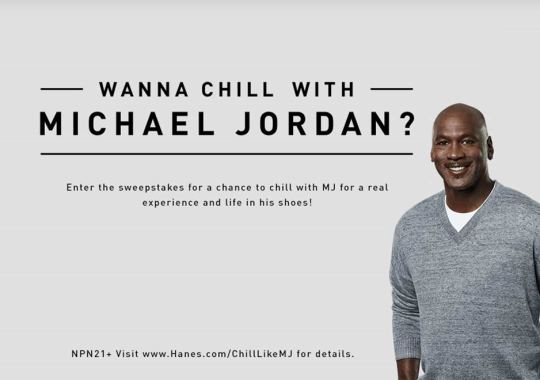 Hanes And Michael Jordan Launch Sweepstakes For Incredible Fan Experience