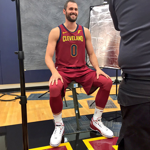 Kevin Love Cavs Media Day 2017 Air Zoom Generation