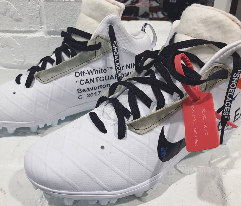 Mache Customs Off White Nike Cleat Michael Thomas 2