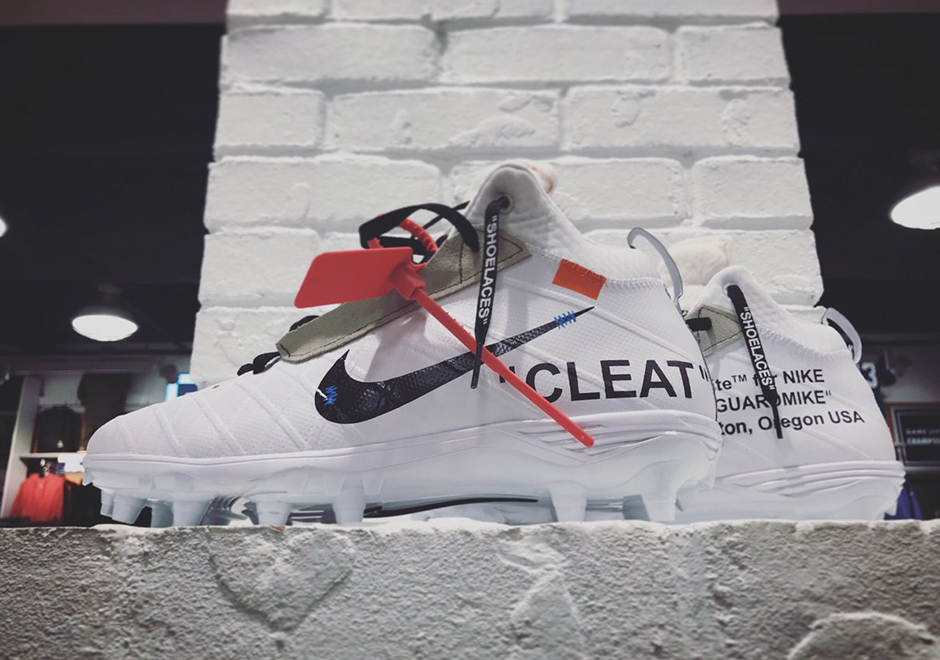 Mache Customs Off White Nike Cleat Michael Thomas 4