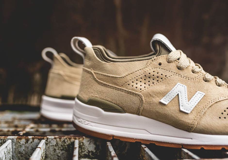 New Balance 997 Deconstructed Black Tan Suede 7