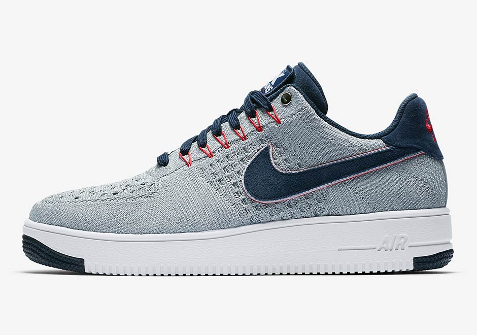 Nike Air Force 1 Flyknit New England Patriots Five Rings 1