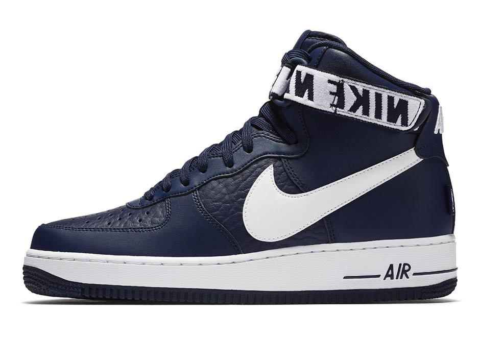 Nike Air Force 1 High Nba Navy 2