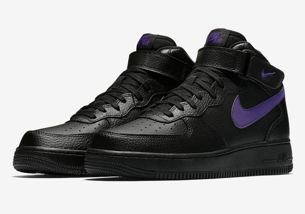 Nike Air Force 1 Mid Black Leather Pack 315123-043 | SneakerNews.com