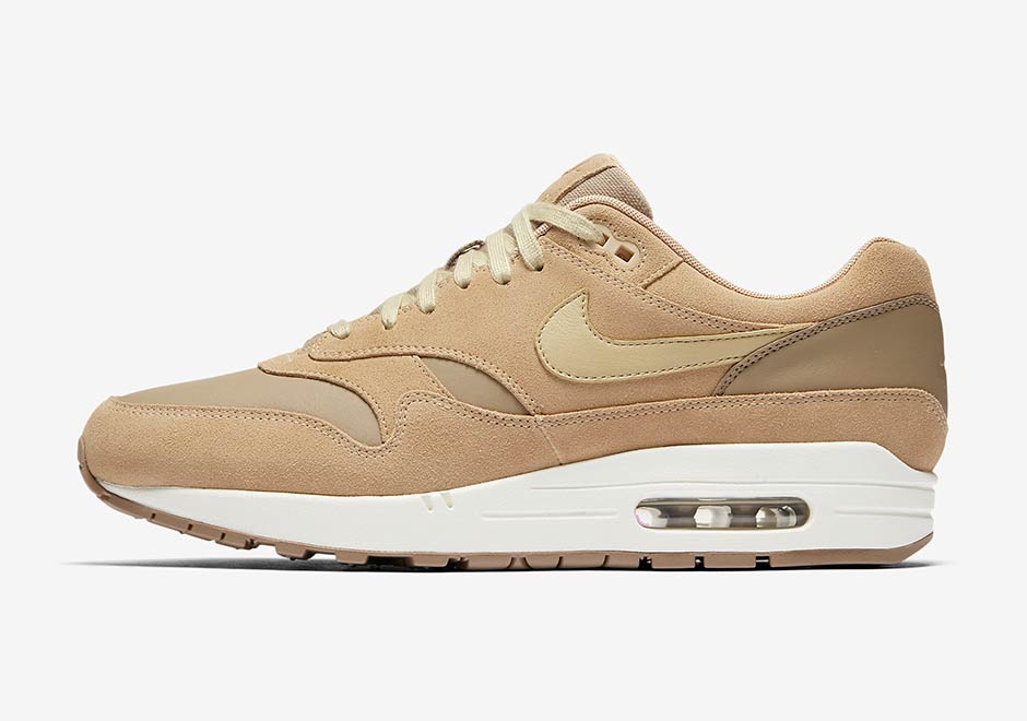 Nike Air Max 1 Premium Combines Tan Suede And Leather ... يوم موت سعيد