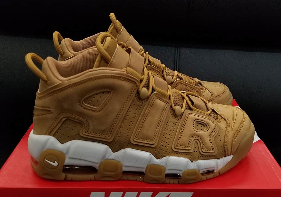 Nike Air More Uptempo Wheat Release 