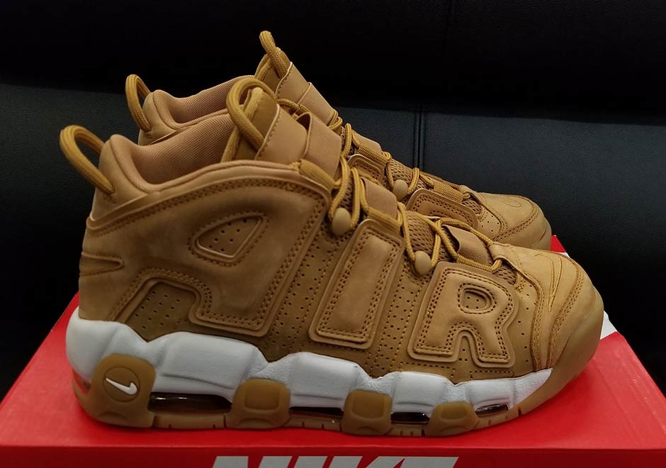 nike uptempo wheat