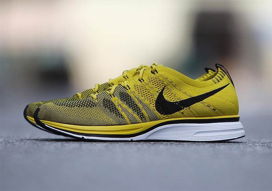 Nike Flyknit Trainer Bright Citron Ah8396 700 2