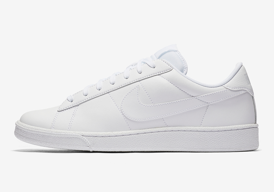 Nike white leather tennis shoes sale