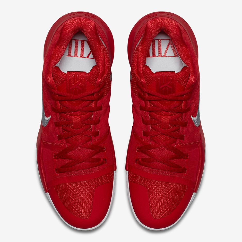 Nike Kyrie 3 Red Suede 852395-601 | SneakerNews.com