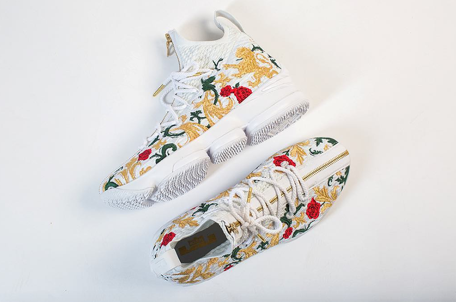 nike lebron 15 floral detailed look 2