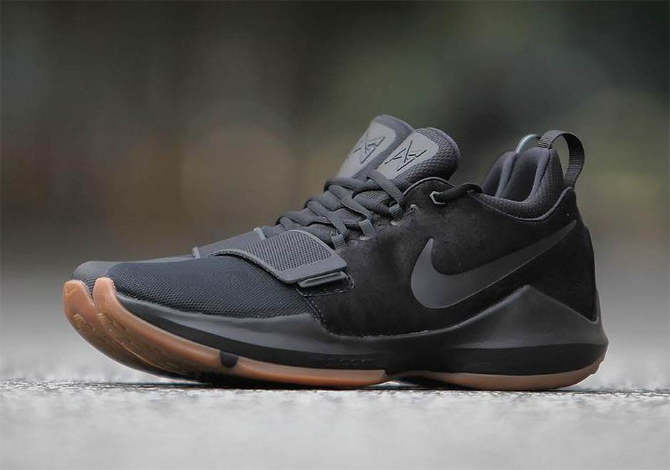 nike black with gum sole