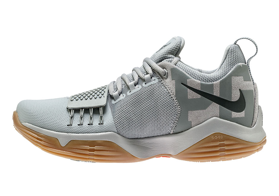 Nike Paul George OKC Zoom PG 13 Basketball Shoes Wolf Gray 878627-009  Men's Sz 8
