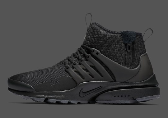 Another “Triple Black” Nike Presto Mid Utility Is Dropping Soon