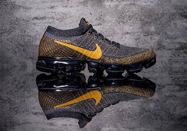 vapor max black and yellow